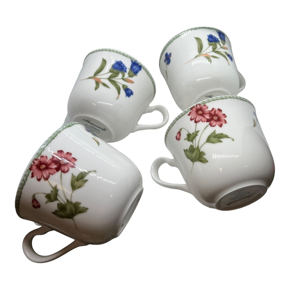Homecraft by Noritake Summer Estate Coffee Tea Cups set of 4